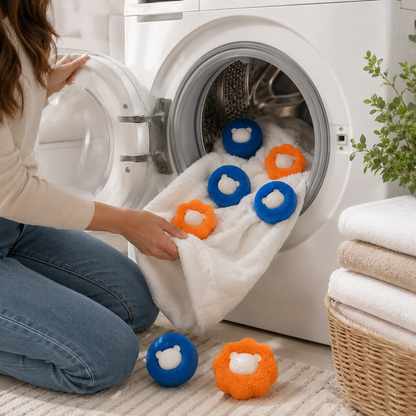 Reusable Pet Hair Remover Balls for Laundry