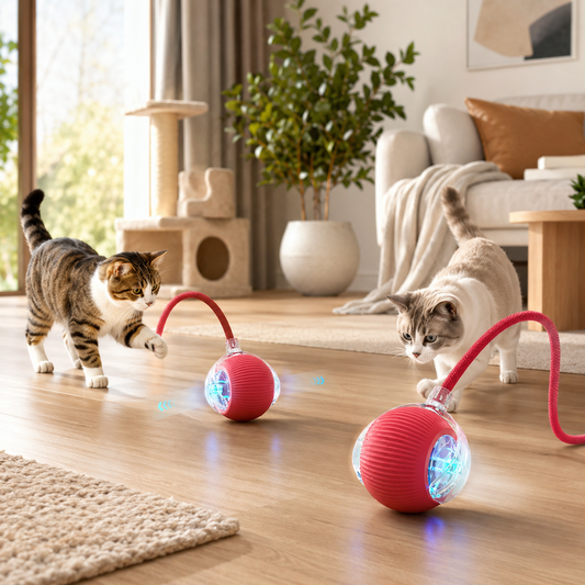Interactive Rechargeable Cat Ball Toy