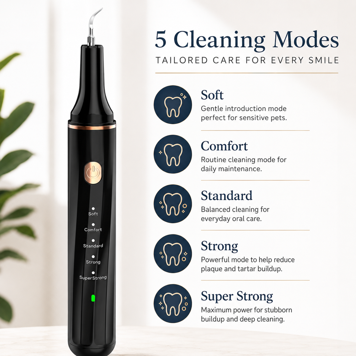 Ultrasonic Dog Dental Cleaner