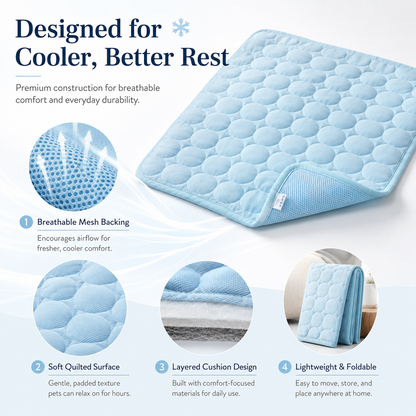 Dog Cooling Mat Summer Pet