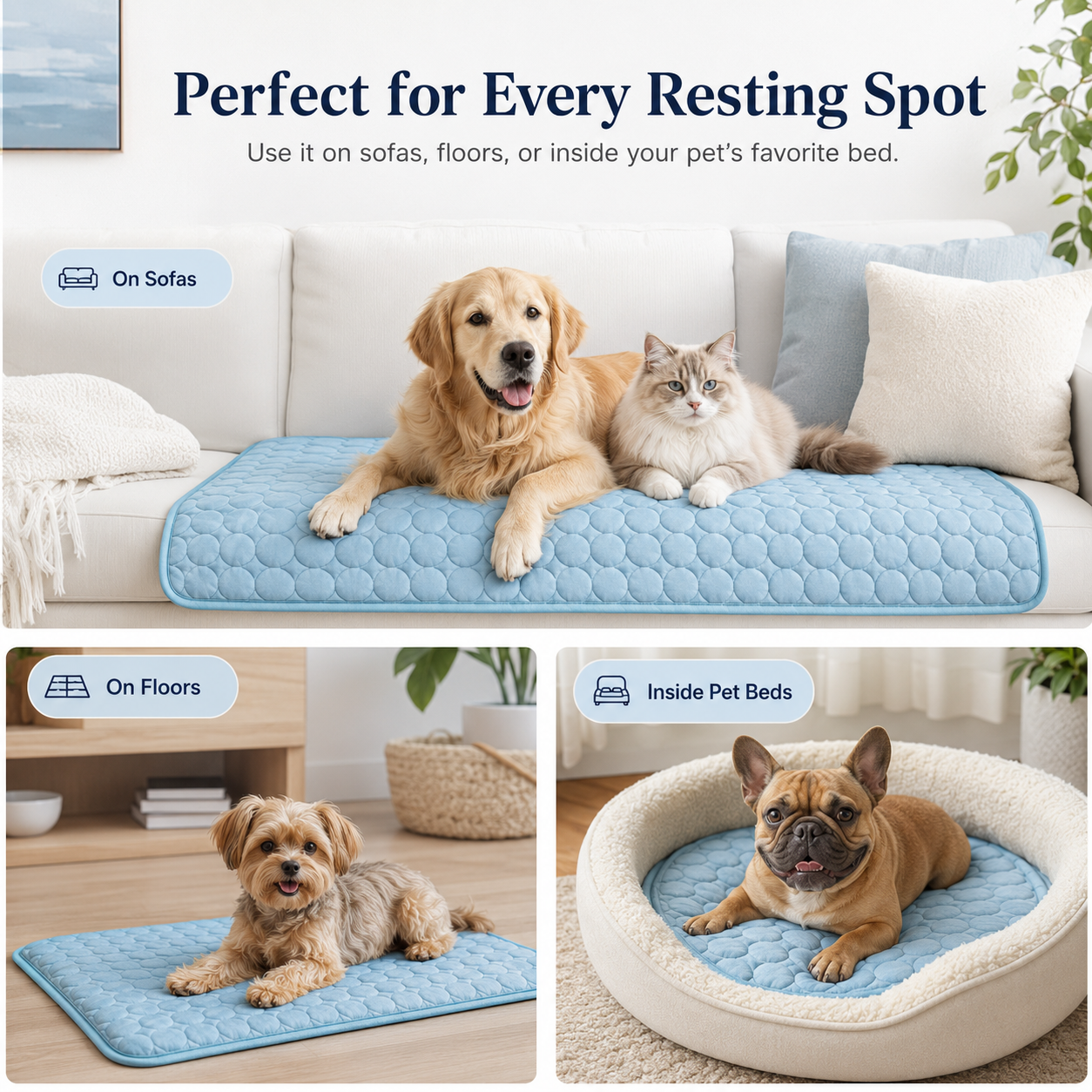 Dog Cooling Mat Summer Pet