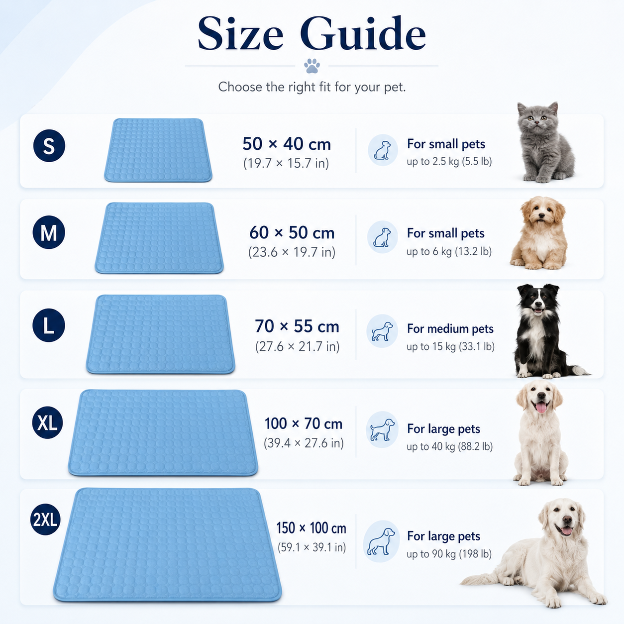 Dog Cooling Mat Summer Pet