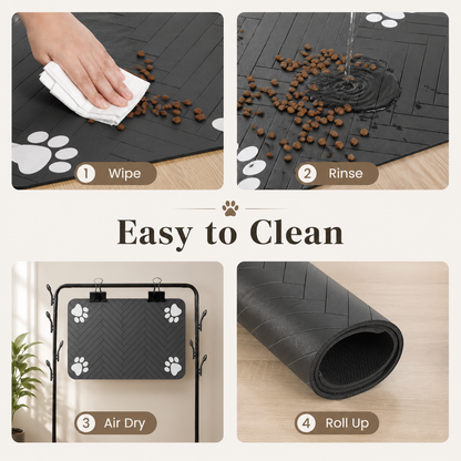 Absorbent Pet Feeding Mat Quick-Dry Waterproof