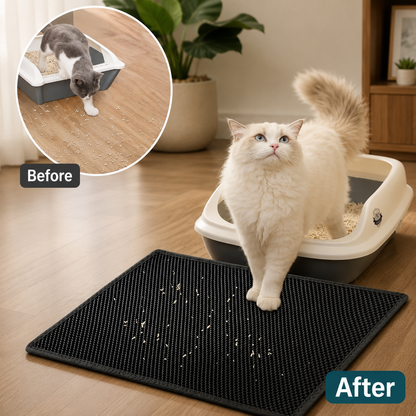 Double-Layer Waterproof Cat Litter Ma