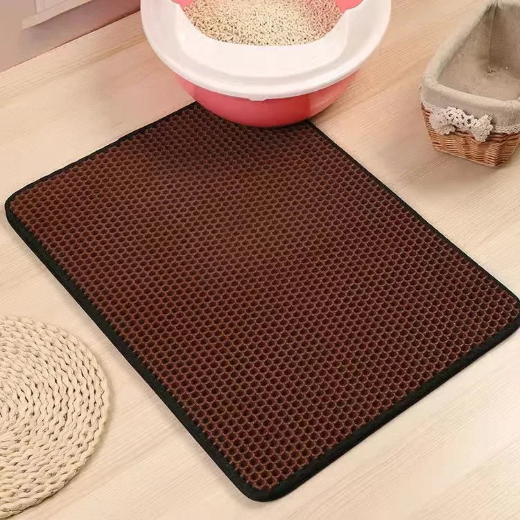 Double-Layer Waterproof Cat Litter Ma
