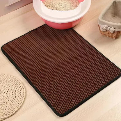 Double-Layer Waterproof Cat Litter Ma