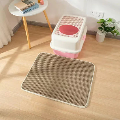 Double-Layer Waterproof Cat Litter Ma
